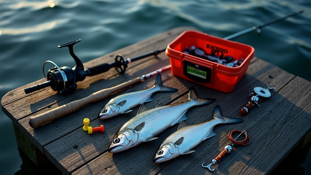 Equipo de pesca básico para principiantes: caña, carrete, hilo y aparejos