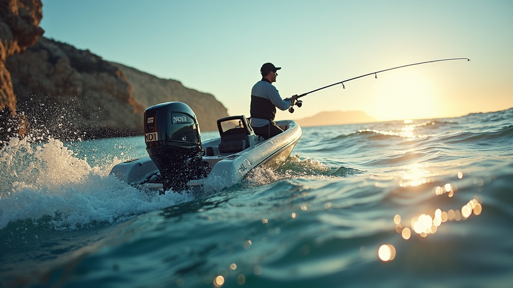 Motor eléctrico con GPS para pesca: guía y spot-lock