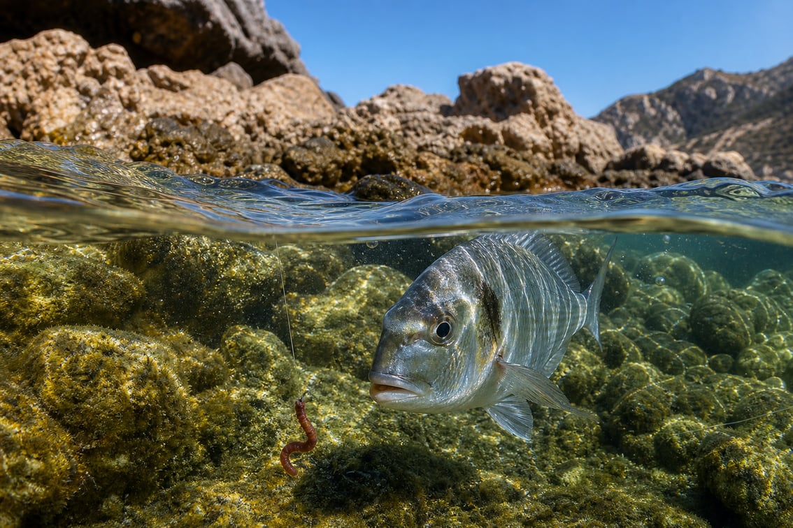 Pesca de la dorada desde costa: la guía definitiva (2026)