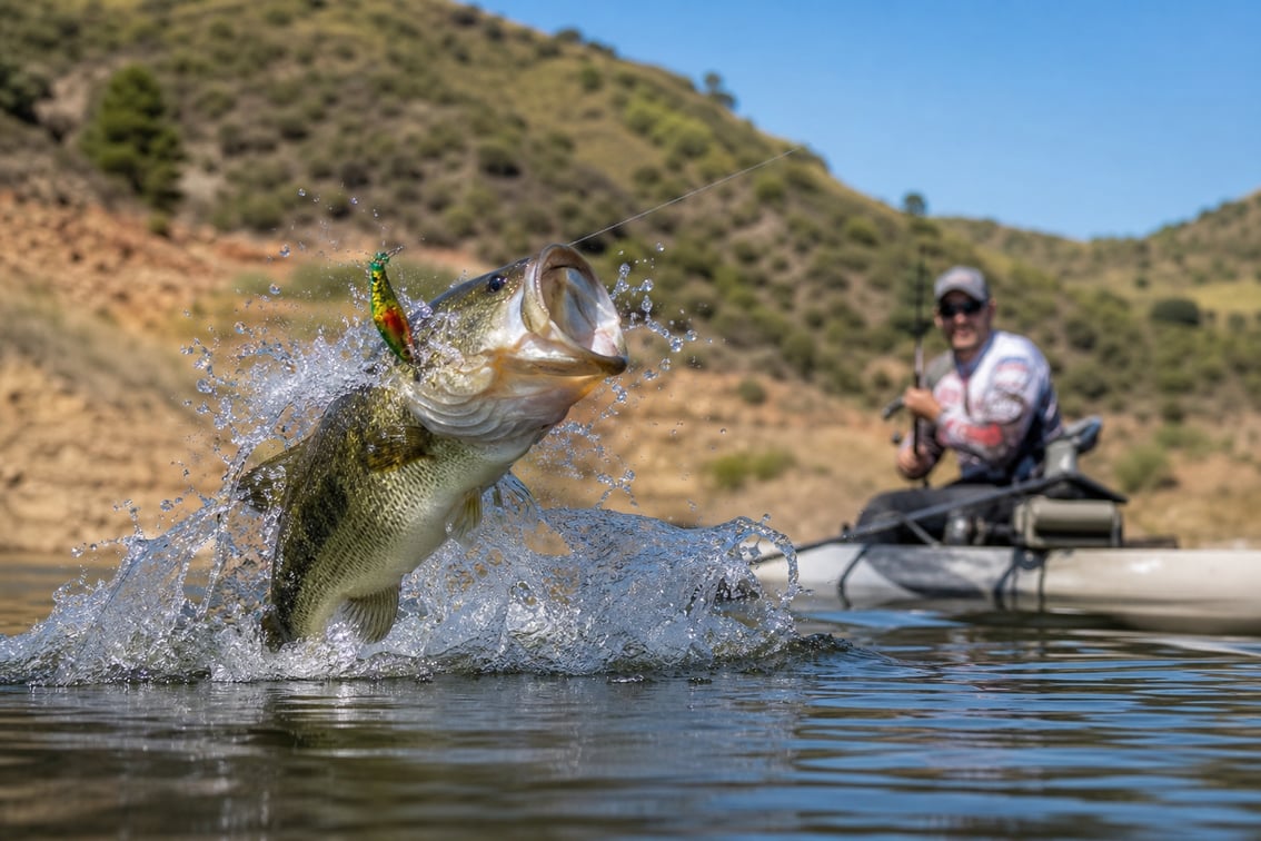 Pesca del black bass en España: la guía definitiva (2026)