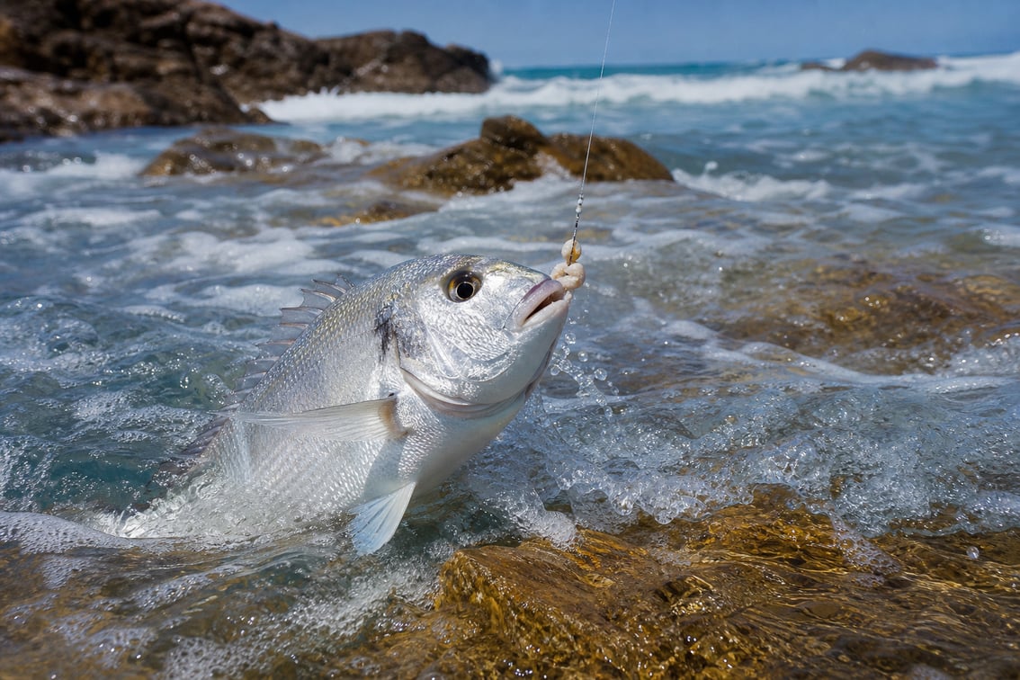 Pesca del sargo desde costa: la guía definitiva (2026)