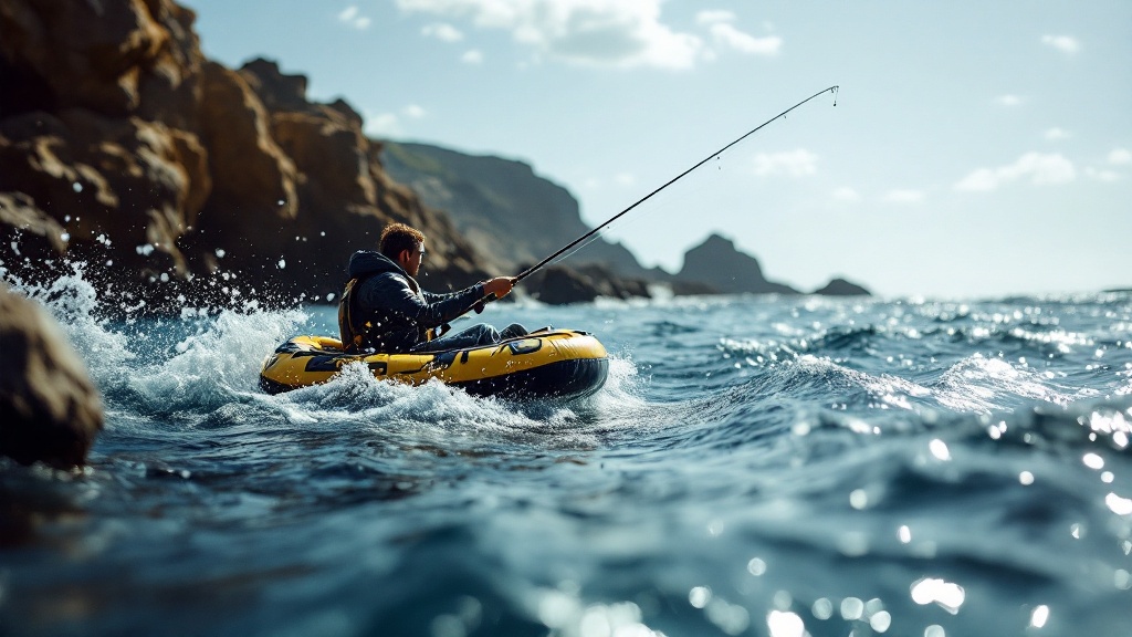 Pesca en pato (float tube) en el mar: guía 2026