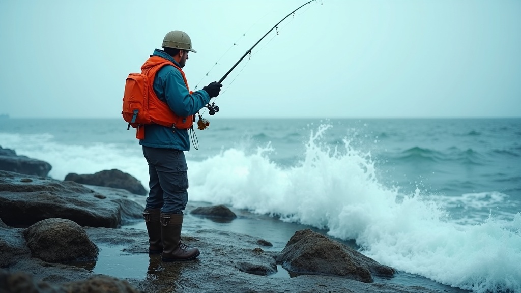 Seguridad en la pesca: costa, roca y embarcación